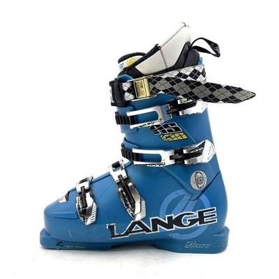 Lange RS 130 Blue Downhill Alpine Ski Boots Men's Size 27 / 27.5