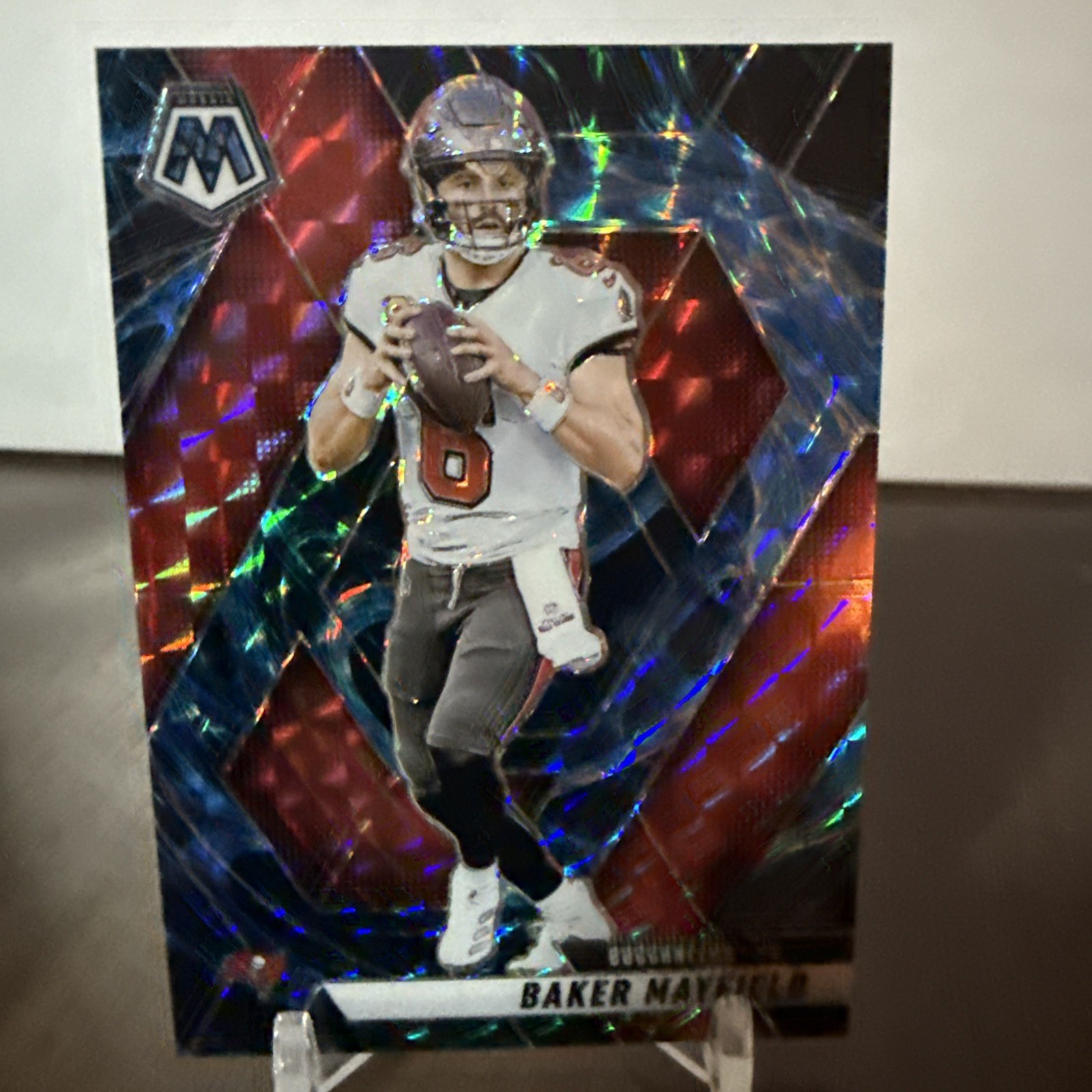 Baker Mayfield 2025 Panini Mosaic #82 GENESIS PRIZM SSP CASE HIT Tampa Bay🔥🏈🔥