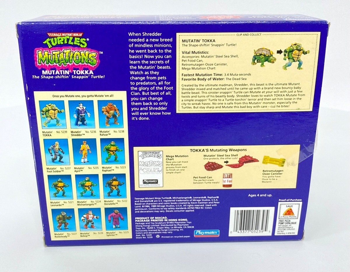 Vintage TMNT Teenage Mutant Ninja Turtles Mutations Mutatin
