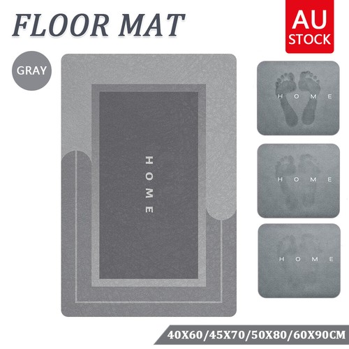 Super Absorbent Non-slip Floor Mat Quick Drying Bathroom Balcony Floor Carpet AU - Picture 24 of 25