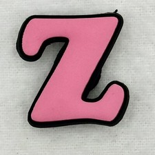 The Letter Z Shoe Charm for Crocs - Pink