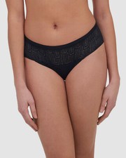32 Chantelle Women's Black Everyday Graphique Hipster Panties Size XS