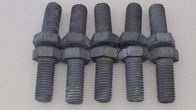 Ten 5/8-11 X 2''  Galvanized Bolts. 2'' Overall With 1-3/4'' Threads, Grade A