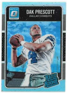 Dak Prescott Cowboys 2016 Panini Donruss Optic Rated ...