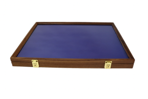 Wood Display Case 24 x 18 x 2" with Glass Top Cedar, Cherry, Oak, Walnut - 第 20/21 張圖片
