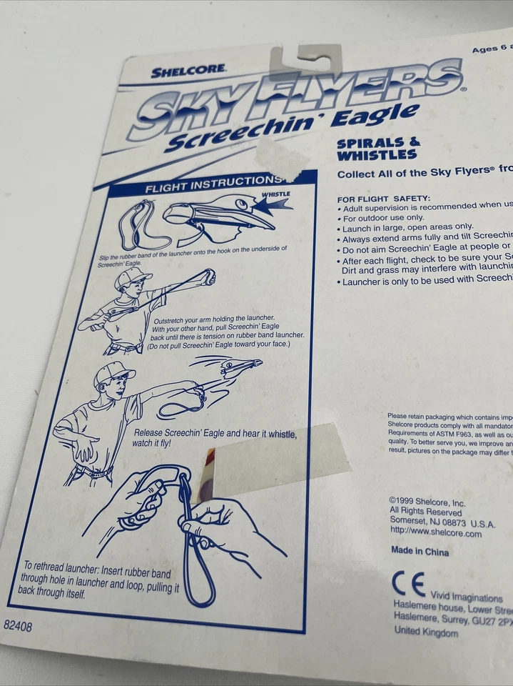 New Shelcore Sky Flyers Screechin' Eagle Power Launcher  1999 - Image 4 of 4
