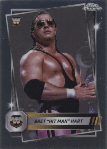 2020 Topps Chrome WWE Fantasy Matches #FM-9 Bret 