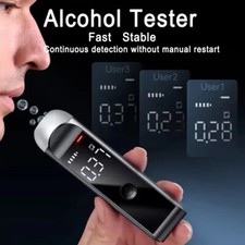 Alcohol Test Breathalyzer Analyzer Rechargeable Etector for Digital Lcd Display