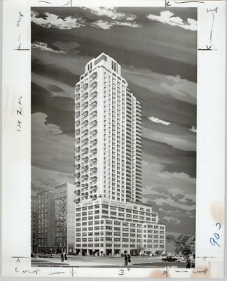 TOWER 53 @ 159 W. 53rd Street MIDTOWN NYC 1960s Architectural Rendering
