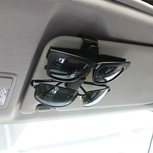 2 soportes de clip para gafas doradas para visera de sol de coche gafas de sol clip de montaje - Imagen 6 de 10