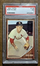 1962 topps  #149 Bob Duliba PSA 7 NM