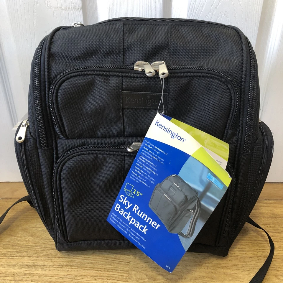 New with Tags Kensington Sky Runner Black Backpack - Fits Up To 15” Notebook - image 2 of 4
