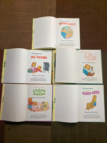 Vintage Berenstain Bears Cub Club Collection 5 Books Stan And Jan Berenstain - Imagen 5 de 12