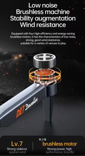 DWI D27 Drone 8K 5G GPS Professionale HD Fotografia Aerea Doppia Fotocamera - Foto 17 di 19