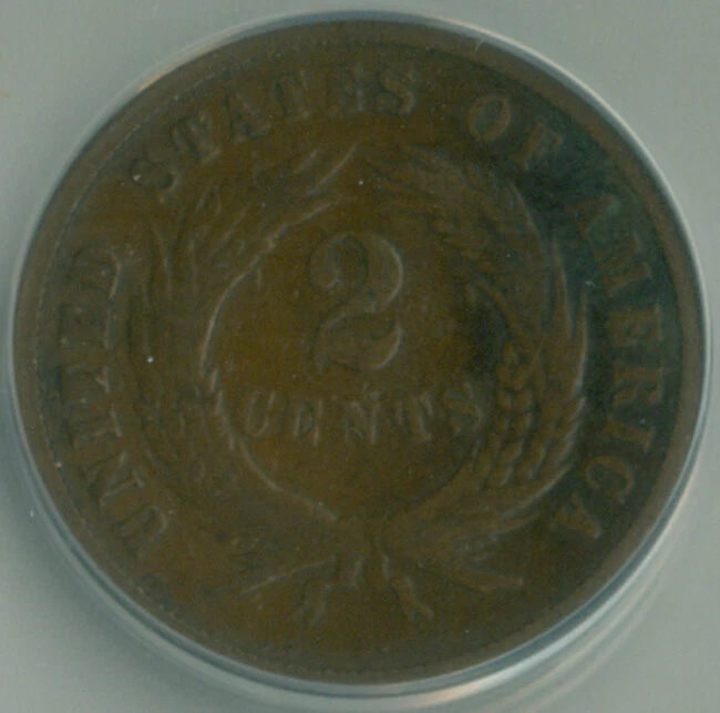 1871 2c ANACS F-12 (2228237) - Image 4 of 4