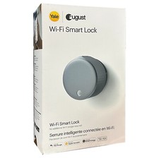 August Wi-Fi Smart Lock (4th Gen) - Silver