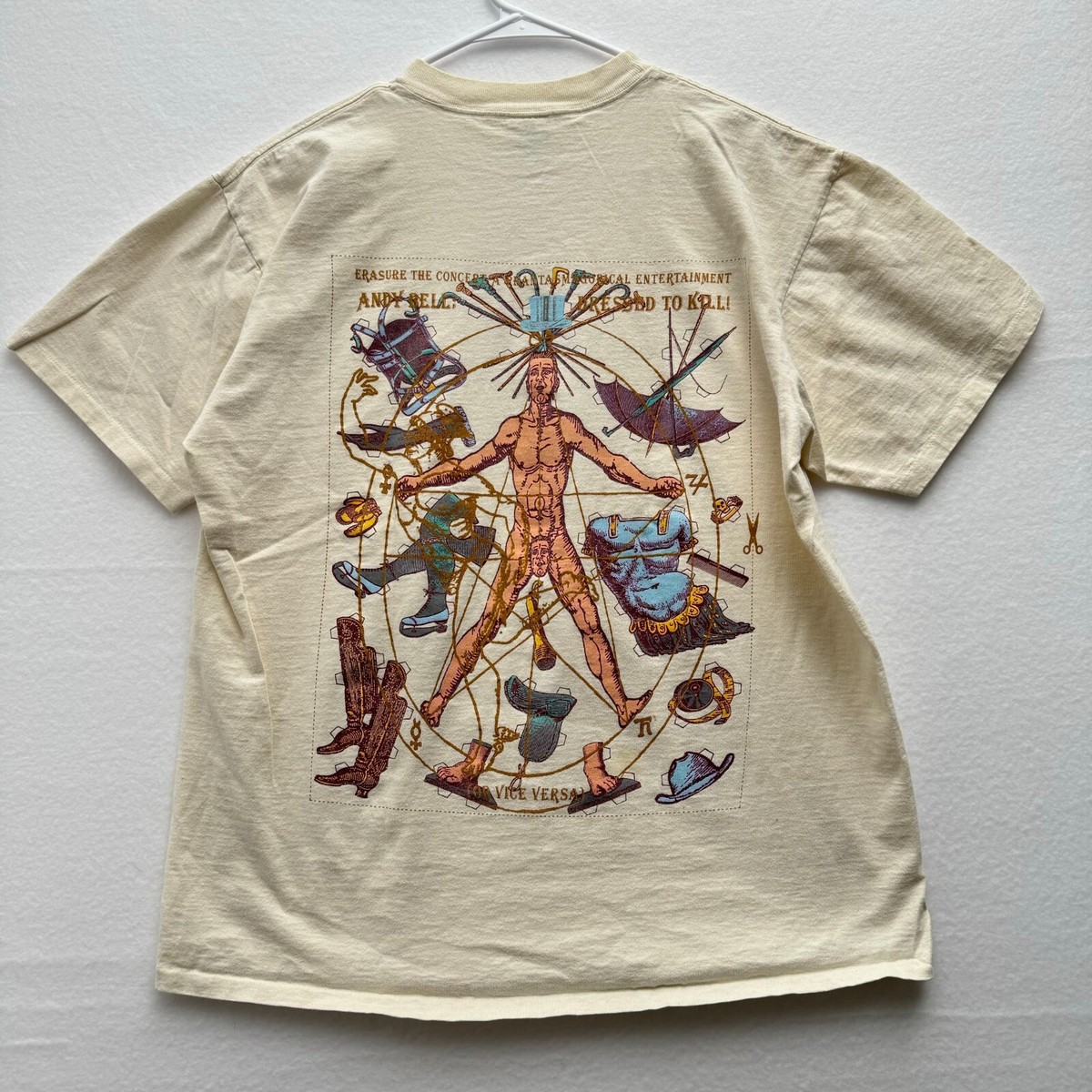 VTG XL 1992 Erasure Phantasmagorical Human Anatomy Rare VTG XL 1992 Erasure Phantasmagorical Human Anatomy Rare