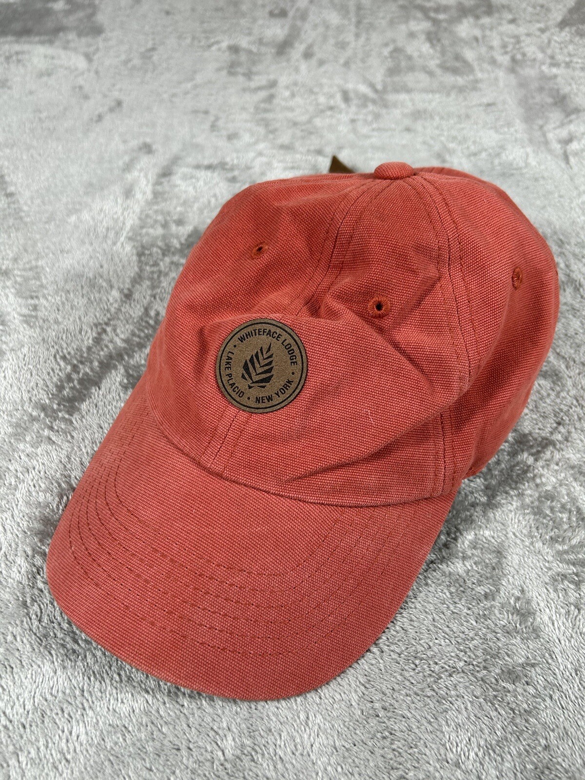 Whiteface Mountain Hat Strapback NY Lodge Lake Pl… - image 1