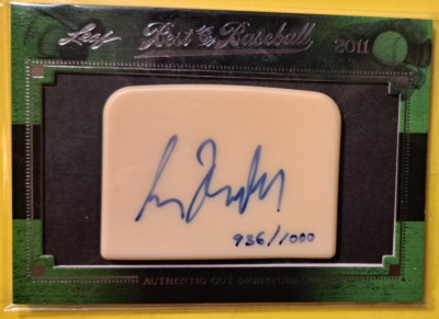2011 Leaf Cut Signature Edition BEST OF BASEBALL GREG MADDUX  936/1000