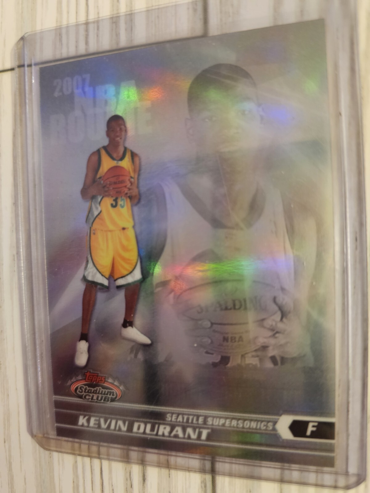 その他 2007-08 Topps Chrome Kevin Durant RC 2007-08 Topps Chrome KEVIN DURANT RC #131 BGS 9.5 GEM MINT