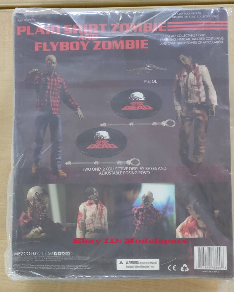 Mezco One:12 Dawn of the Dead 2 Figures Set Action Figure IN STOCK