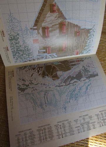 Stitch World 03-153L SNOWY CREEK MILL Country Cross Stitch Chart Pattern Booklet - Picture 2 of 2