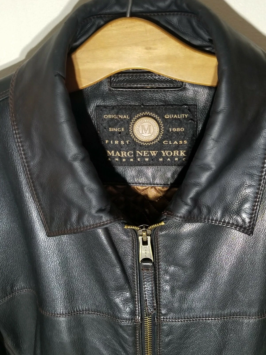 Marc new york leather top