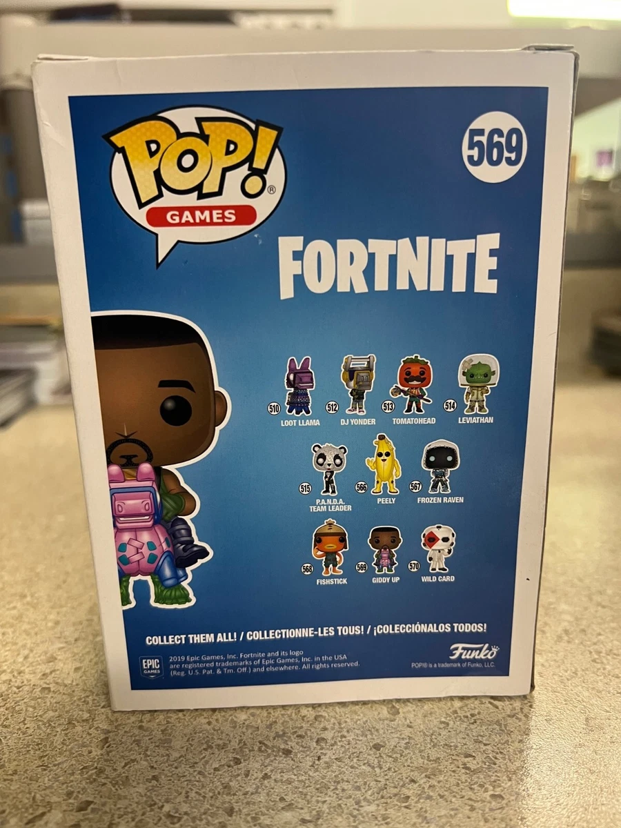 Funko Pop Fortnite Giddy Up #569 Figure Damaged Box w/ Protector