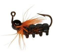 2 Packs Northland Impulse Helium Waxy Waxfly 1/150 OZ Black
