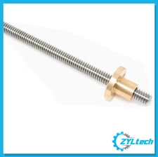 1/2-10 Stainless Steel ACME Threaded Rod Lead Screw CUSTOM Length up to 72"