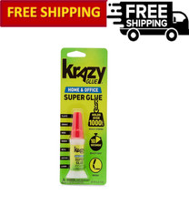 Krazy Glue, Craft Super Glue, Brush Tip, Home  Office, 5 g 0.18 oz , 1 Pk