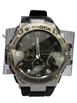 CASIO G-SHOCK GST-B100-1AJF Black/Silver Resin Tough Solar Analog