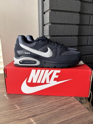 Mens Sz 8 Nike Air Max Command Dark Obsidian Wolf Grey Sneakers 629993 ...