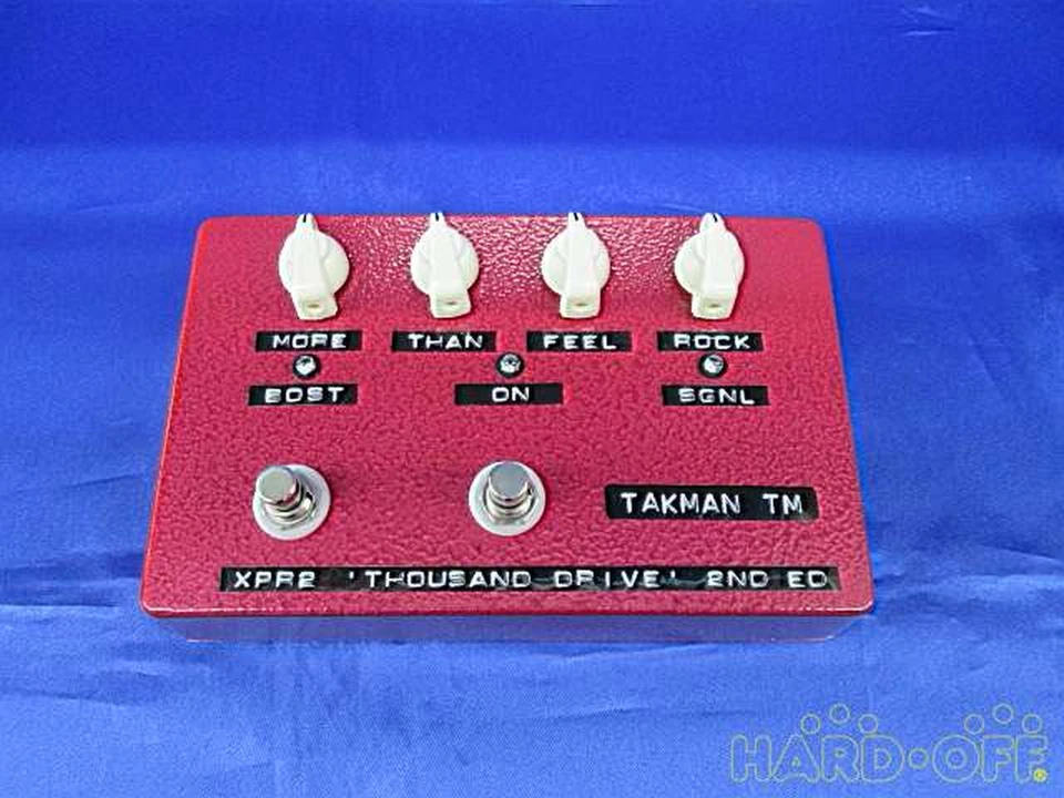 超貴重・入手困難】TAKMAN XPR2 歪みエフェクター 松本孝弘 超貴重・入手困難】TAKMAN XPR2 歪みエフェクター 松本孝弘