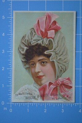 Doylestown Bucks County PA E.S. Kramer Agent Wilcox & White Organs Trade Card
