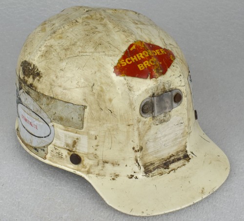 TWO MSA Comfo-Cap Plastic Mining Safety Hard Hats Black & White - Picture 13 of 23