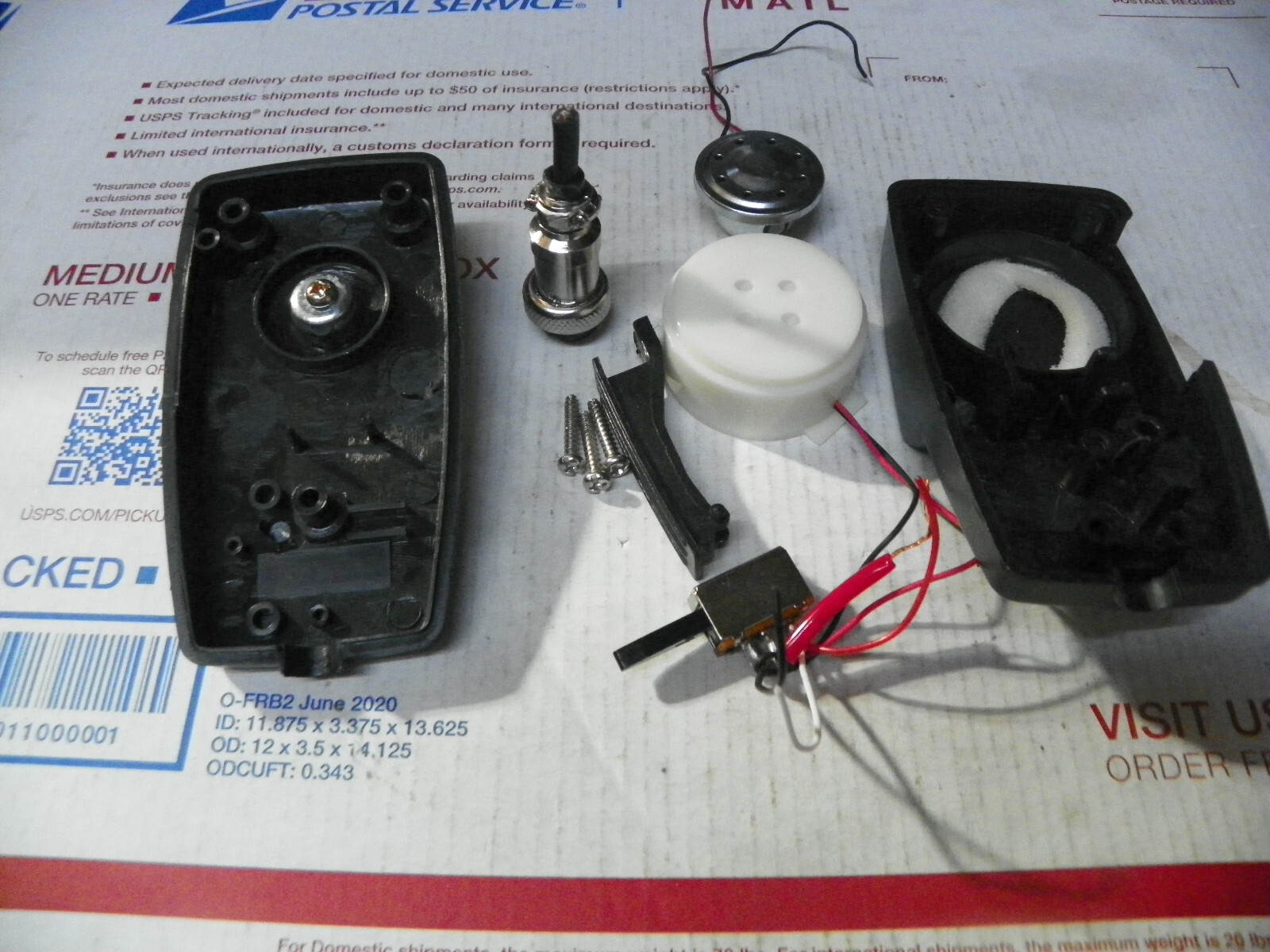 MICROPHONE NEW  REPAIR PARTS  4 PIN GREAT AUDIO   LOT OF  FIVE - 5   NO MIC CORD