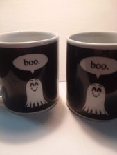 Halloween Coffee Cups 2 Ghost Boo
