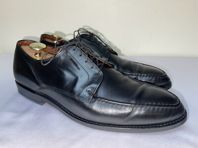 Allen Edmonds 4402 Powell Black Dress Shoes Moc Toe Oxfords  display picture 3