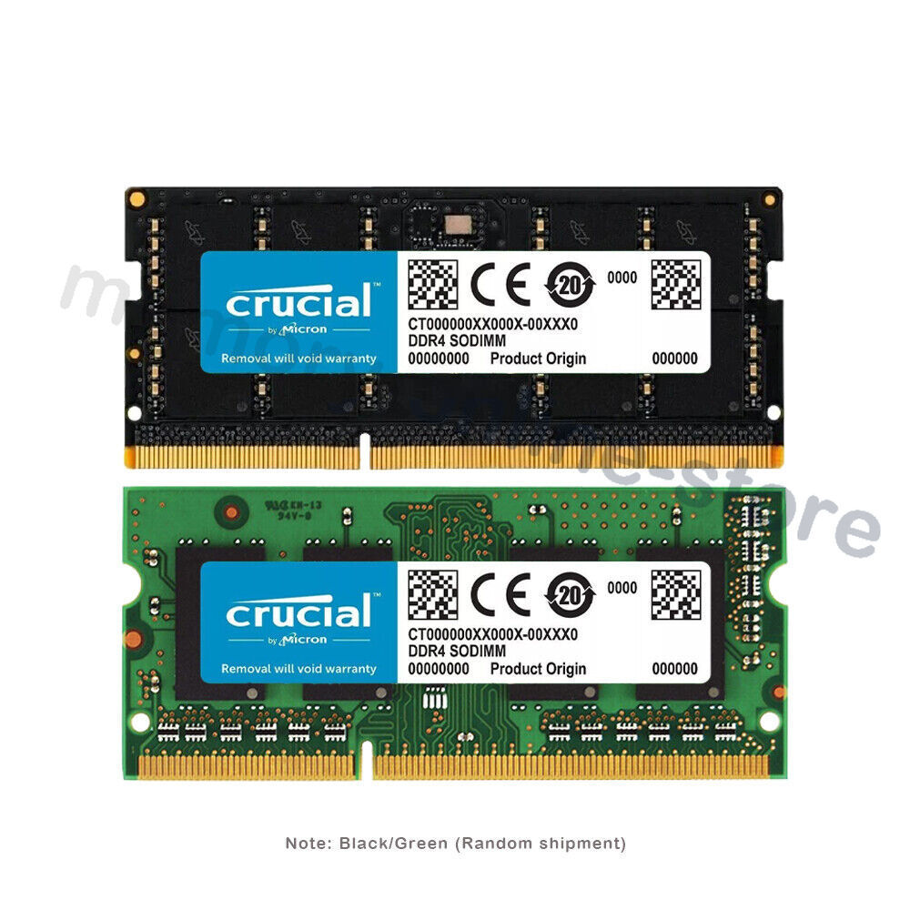 Crucial 32GB 64GB DDR4 3200MHz 1.2V SODIMM 260pin Laptop Memory