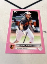 2022 Topps Mini Pink Parallel #575 Pat Valaika #d 18/25