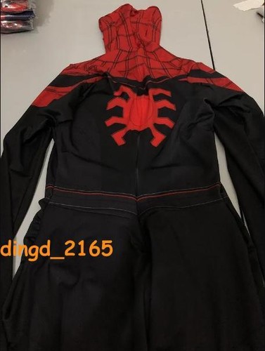Tuta Super Eroe Spider Man Costume Cosplay Prop Festa Body Halloween - Foto 3 di 5