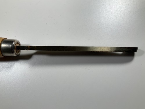 Vintage HIRSCH WERKZEUGE FWB W-Germany Sent 1780 Round Tipped Wood Turning Tool - Picture 15 of 16