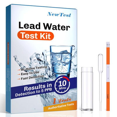 Lead Water Test Kit: Accurate Lead Detection to 5 PPB & Results in 10 Minutes -