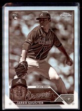 2023 Topps Chrome Update Sepia Refractor Jared Shuster Atlanta Braves USC18 RC