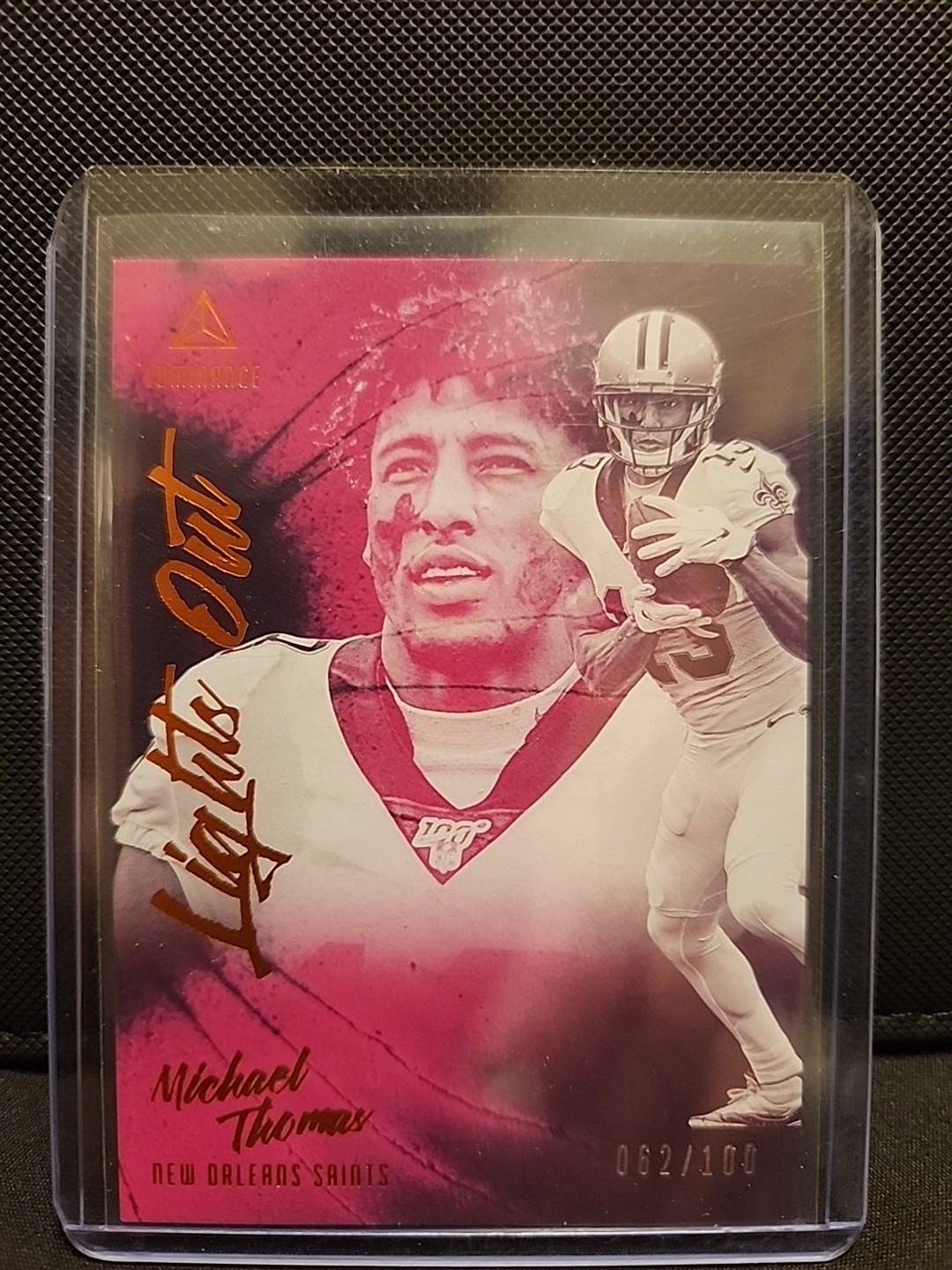 2020 Panini Luminance - Michael Thomas Lights Out Orange /100