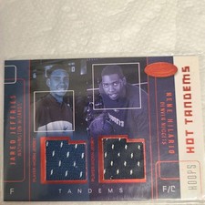 jared jeffries Nene Hilario Fleer 2002-03 Dual Patch 2/10 IU