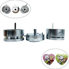 Heart Shaped Badge Making Die Mould 52*57mm for DIY Badge Button Maker