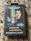 Sega Genesis Michael Jacksons Moonwalker w/Box & Cartridge only Tested Works