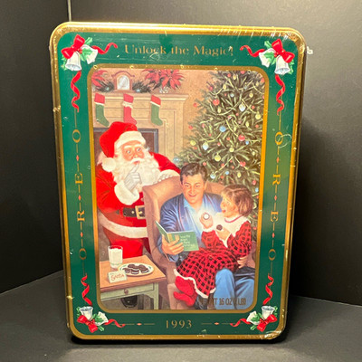 Vintage 1993 Nabisco Oreo Christmas Tin Sealed New Old Stock  Unlock the Magic 